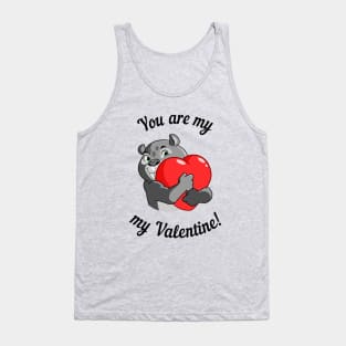 friendly sabertooth tiger with qoute Tank Top